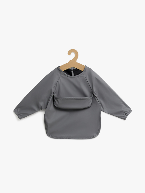 Beemoo CARE Bib  Langermet Smekke, Dark Grey