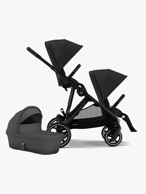 Cybex GAZELLE S Søskenvogn, Moon Black/Black