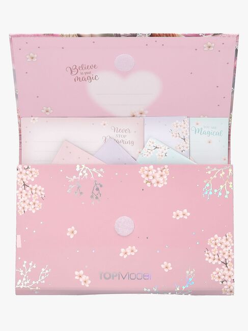 TOPModel Brevpapir i Mappe Viva Violet