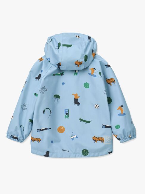 LIEWOOD Pedia Regnsett, Fun/Beach Blue