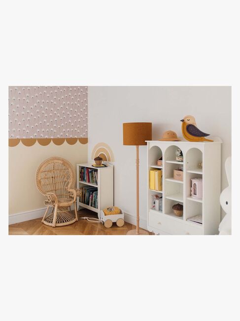 Wood Luck Babushka Bokhylle, Hvit