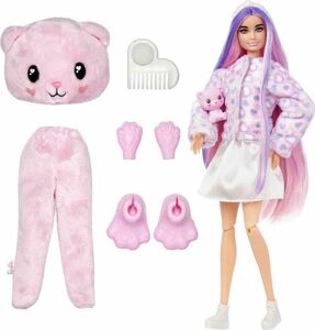 Barbie Cutie Reveal Dukke Teddybjørn