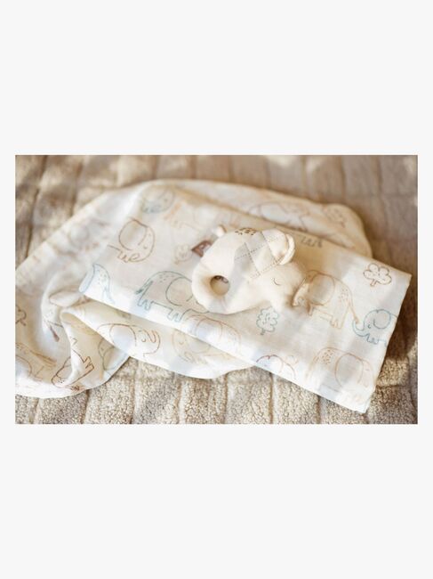 Jollein Vaskekluter 3-Pakk, Elephant Tales