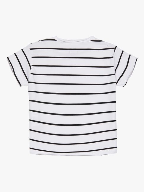 Luca & Lola Ettore T-Skjorte 2-pack, White/Stripes
