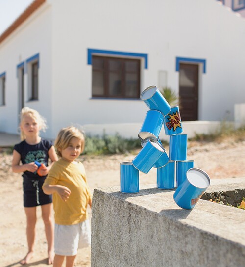 BS Toys Tin Toss Spill, Blue