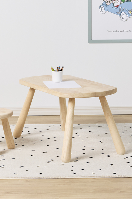 Minitude Minitude Nordic Skrivebord med Stol Kanin, Natur