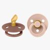 BIBS Colour Smokker 2-pack Lateks Str 1, Woodchuck/Blush