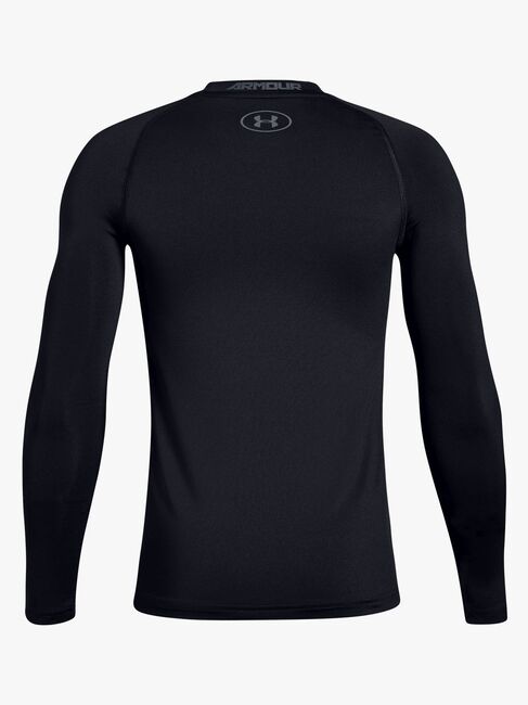 Under Armour HeatGear Long Sleeve Treningstrøye, Black