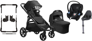Baby Jogger City Select 2 Tencel Duovogn inkl. Aton M, Lunar Black