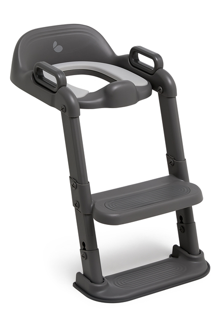 Beemoo CARE Assist Toalettsete med Stige, Deep Grey