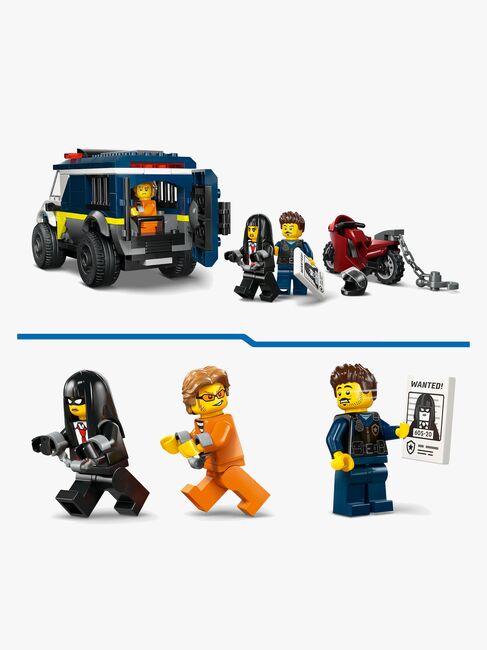 LEGO City 60479 Politibil for fangetransport