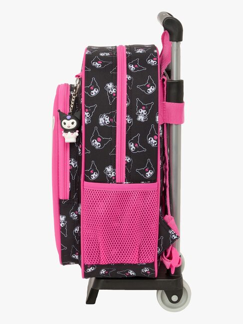 Hello Kitty Kuromi Trolley Trillekoffert 10L, Rosa/svart