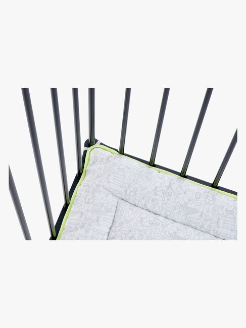 BabyDan Square Lekegrind 105x72x71 cm , Svart