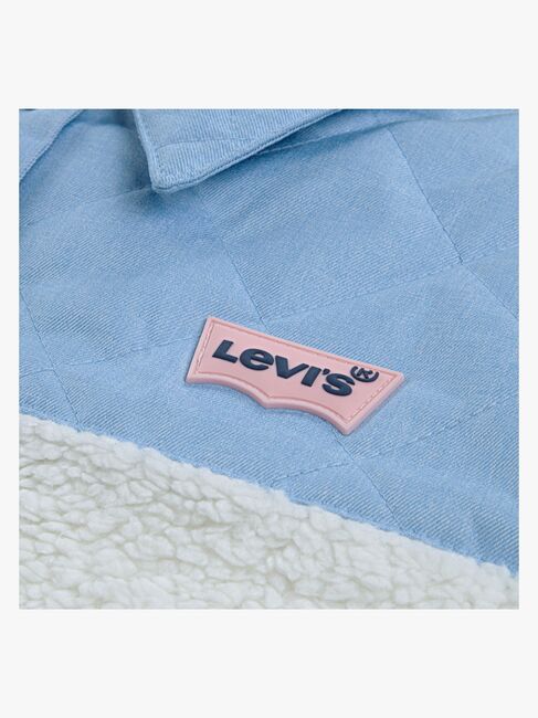 Levi's LVG Big PKT Sherpa Jakke, Blanc De Blanc