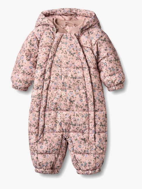 Wheat Edem Babydress, Rose Powder Flowers