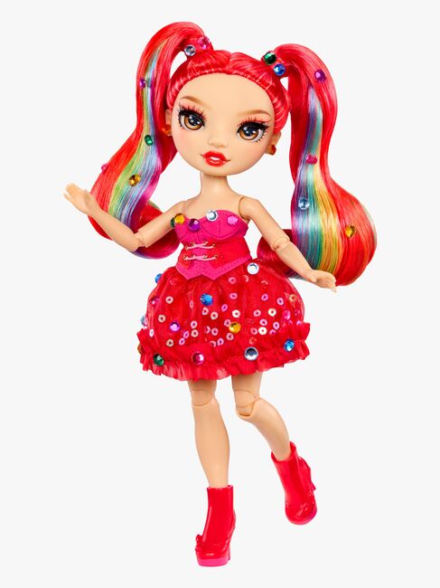 Rainbow High Be Dazzling Vivienne Rouge Motedukke Vivienne Rouge, Röd