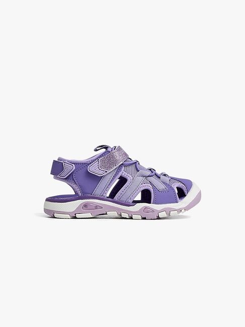 Nordbjørn Safari Blinkende Sandal, Lilla