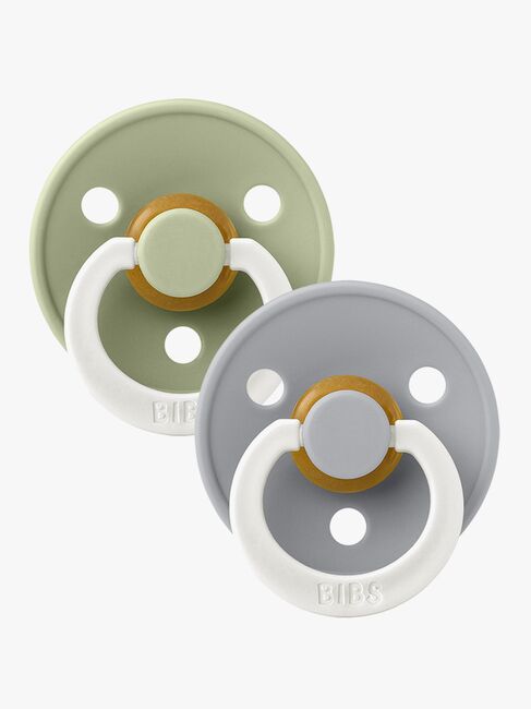 BIBS Smokk Colour 2-pack Lateks Størrelse 3 Sage Glow/Cloud Glow