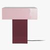 PresentTime Grato Recto Bordlampe, Dark Mauve/Soft Lavender
