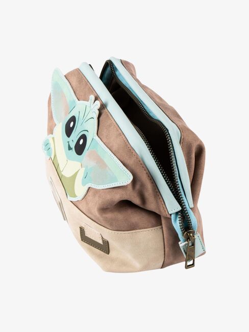 Star Wars The Mandalorian Baby Yoda Toalettmappe, Beige