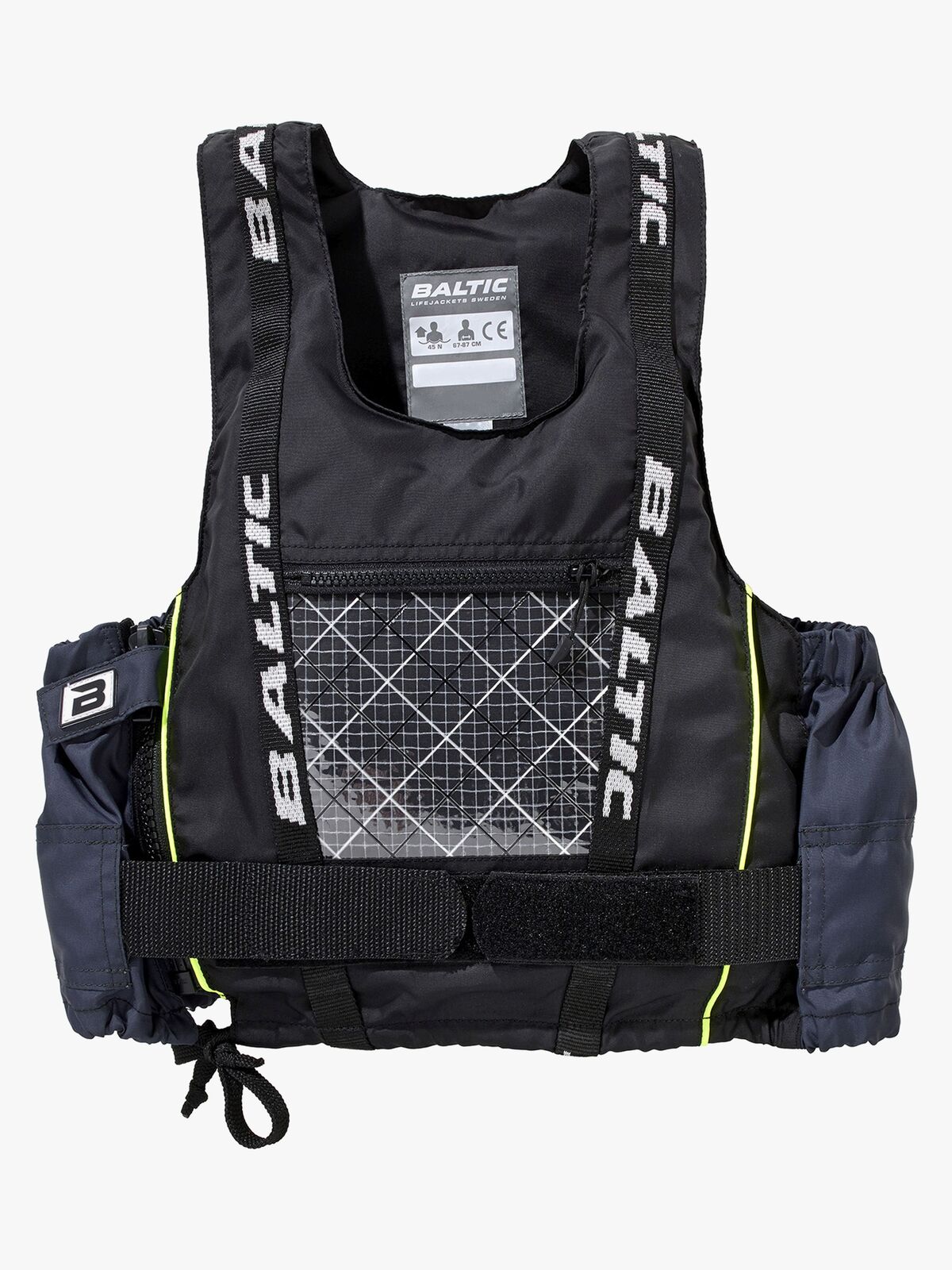 Baltic Dinghy Pro Flytevest, Svart/Grå