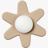 Nattou Soft Silicone Spinner med Sugekopp, Clay
