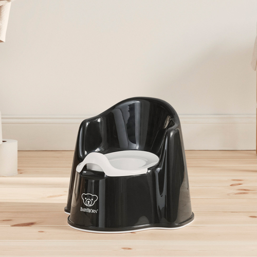 BabyBjörn Pottestol, Svart/Hvit