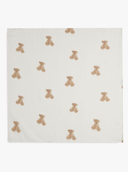 Jollein Musselinteppe 3-Pack, Teddy Bear