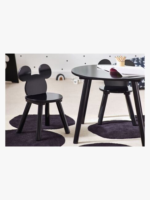 Disney Mikke Mus Bord og Stoler, Svart