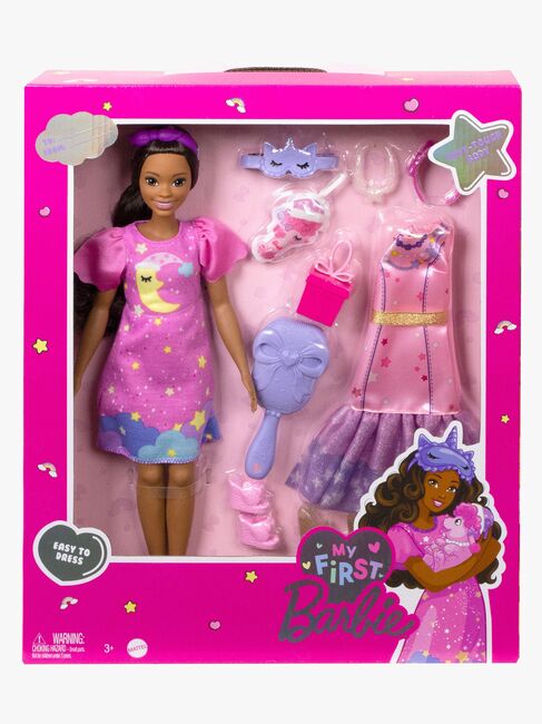 Barbie My First Dukke med Hundevalp Night & Day
