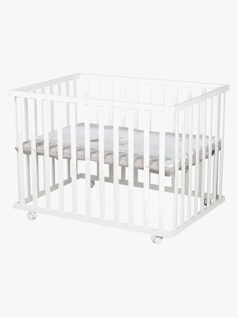 Roba Lekegrind med Hjul, Indian Bears White