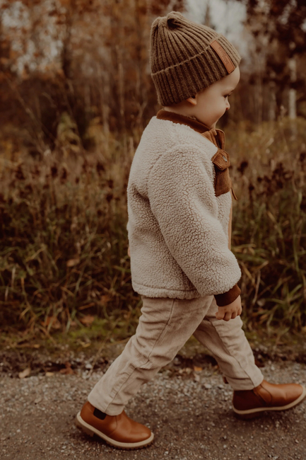 BabyMocs Strikket Lue, Greige