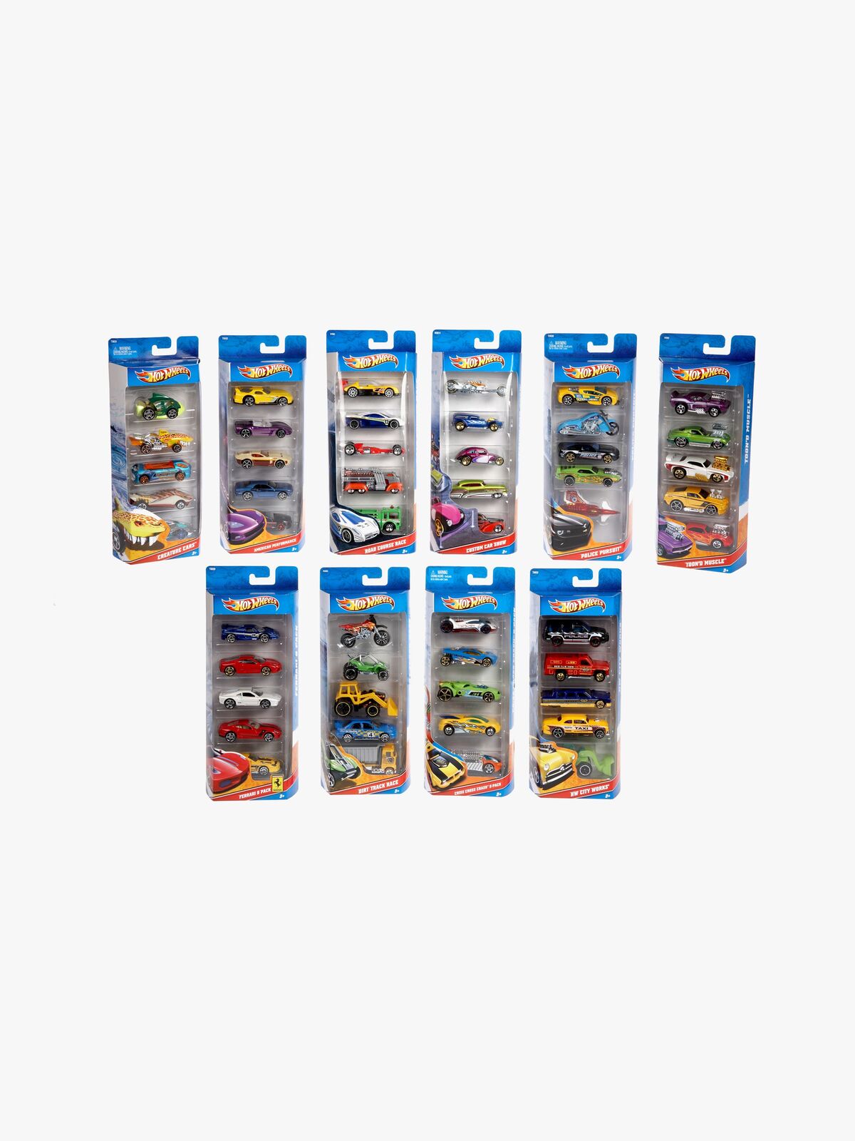 Hot Wheels Basic Biler 5-Pakk Blandet
