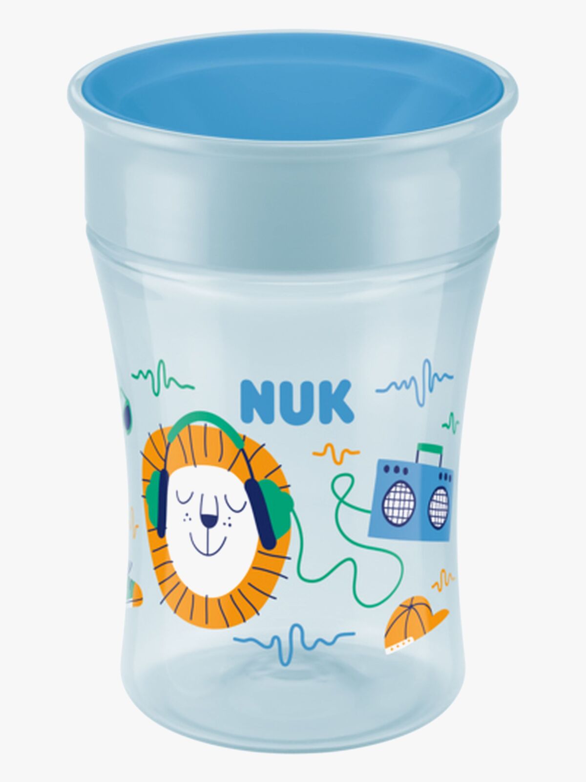 NUK Evolution Magic Krus 230 ml, Blå