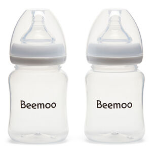 Beemoo Care Brystmelkflaske 180 Ml 2-pack inkl. Tut
