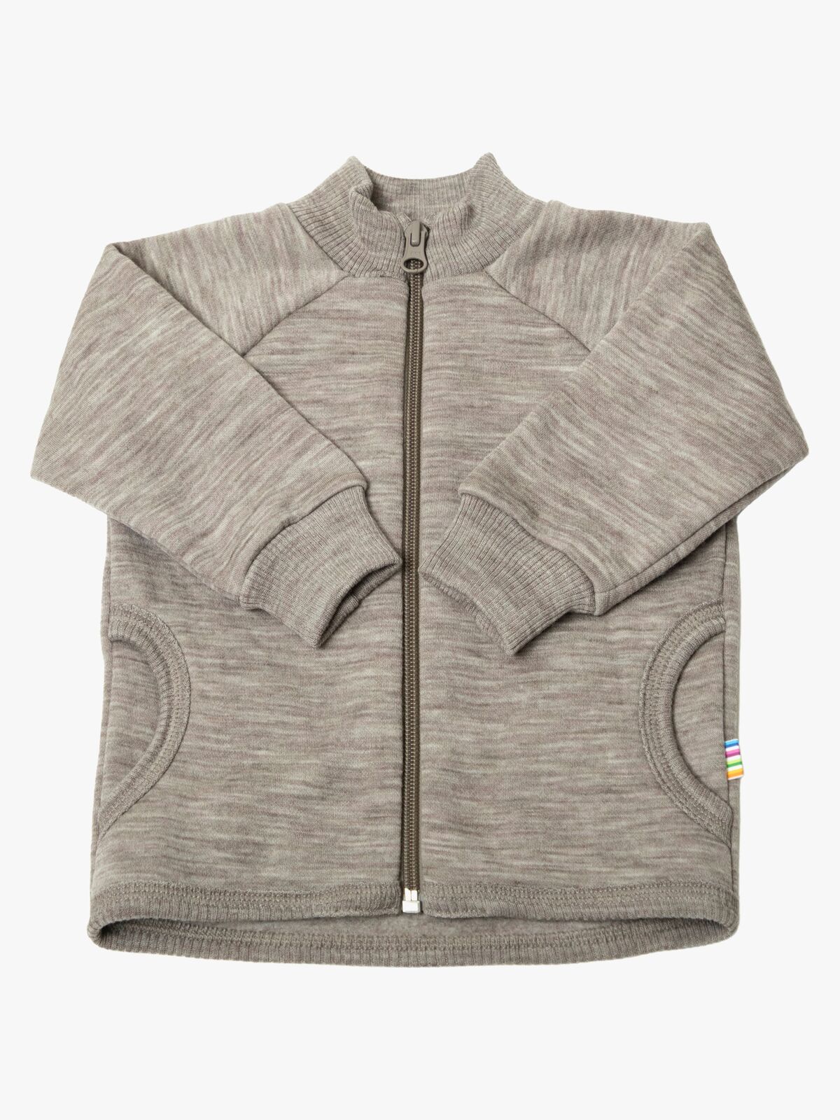 Joha Genser Zip Merinoull, Sesame Mel