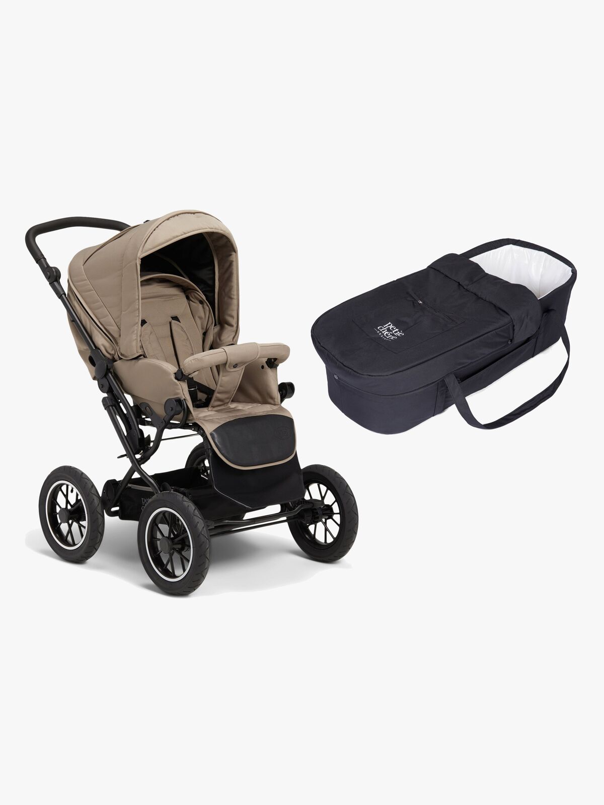 Petite Chérie Solide+ Kombivogn, Desert Taupe/Black