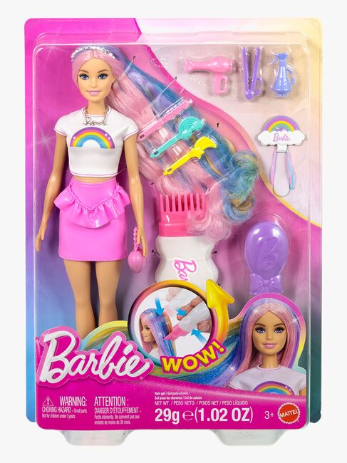 Barbie Lekesett Frisør Rainbow Sparkle