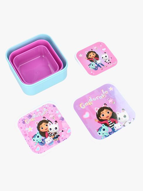 Gabby's Dollhouse 3 in 1 Snackboks Fresh Bites, Lilla