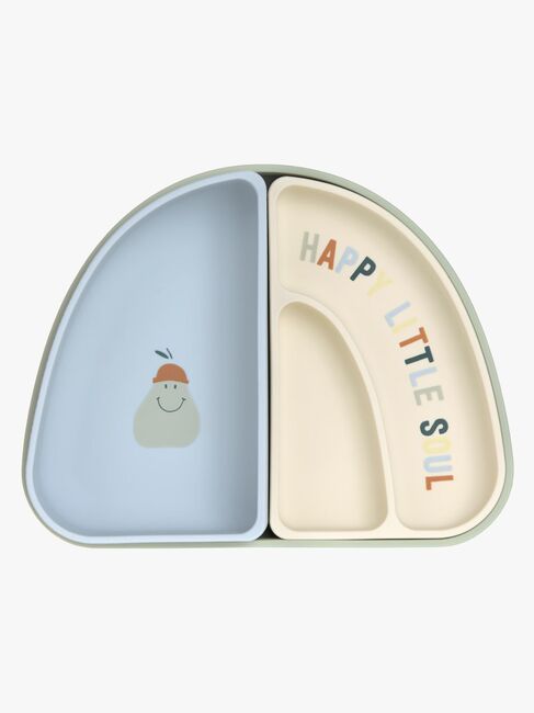 Lässig Tallerken Silikon 3-Pakk, Happy Fruits Lemon