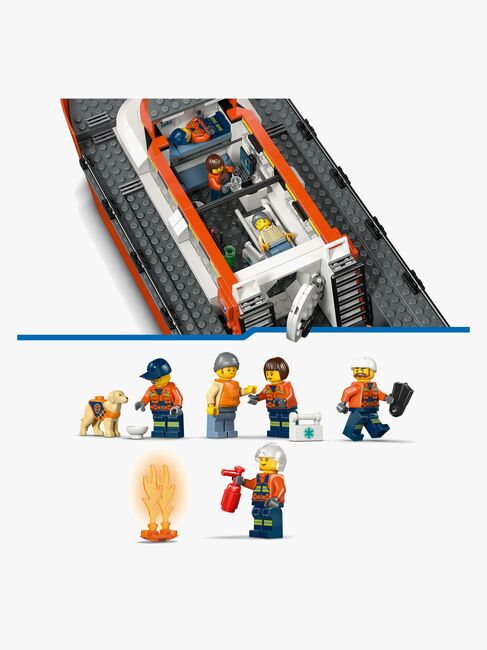 LEGO City 60504 Kystvaktens helikopter og redningsbåt