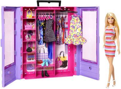 Barbie Ultimate Closet Lekesett Dukke og Skap