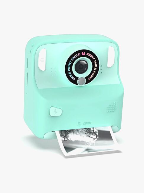 MOB Pixiprint Polaroidkamera med Spill, Turkis