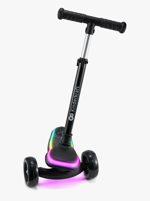 Kinderkraft Raket Sammenleggbar 3-hjuls Sparkesykkel, Svart