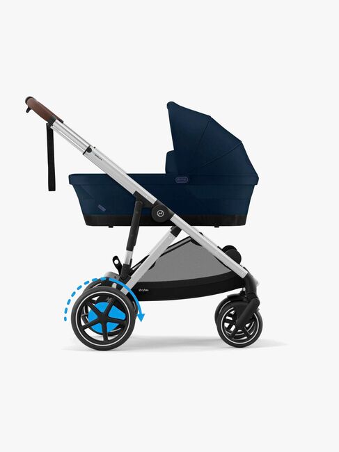 Cybex e-GAZELLE S Sportsvogn, Ocean Blue/Silver