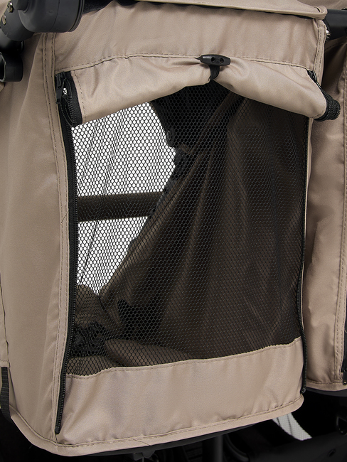 Beemoo Activity tvillingvogn for søsken, Beige