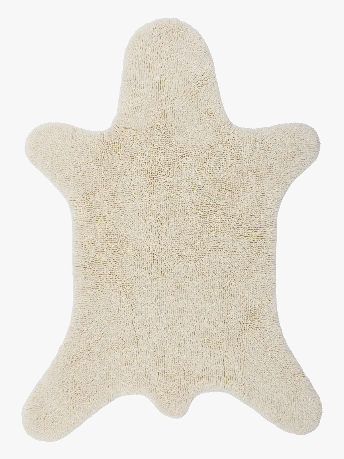 Bloomingville Gulvteppe Bjørn 140x200, Hvit