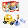 Hape Eventyrbok med Lekesett The Buzzing Bulldozer