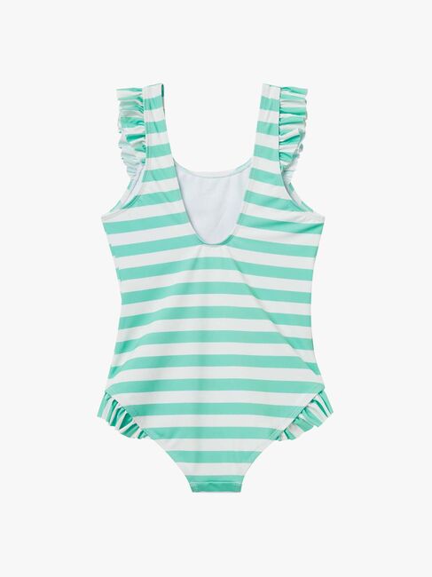 Tom Joule Splash Badedrakt, Greenstripe