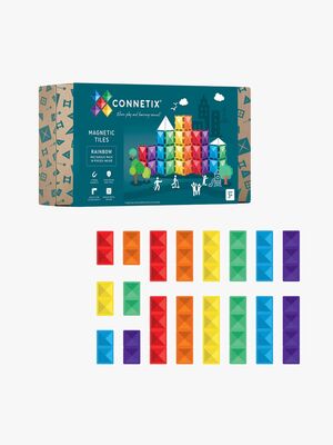 Connetix Byggesett Rainbow Rectangle 18 Deler